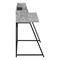 Homeroots 47" Gray and Black Wood and Metal Sled Computer Desk 489852 - alternate 4