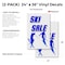 Signmission Ski Sale, Vinyl Decals Only 24 Inch x 36 Inch, Vinyl Decal, 2PK DSB-2436-2PACK-Ski Sale - alternate 2