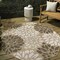 Jonathan Y Zinnia Modern Floral Textured Weave Brown/Cream 5 ft Octagon Indoor/Outdoor Area Rug SMB110I-5TGN - alternate 1