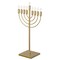 Vintiquewise Gold Finish Modern Contemporary Hanukkah Menorah with Remote Control for Home, Office, or QI004694.GD - alternate 1