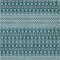 Homeroots 3' X 5' Teal Blue Aqua And Ivory Tribal Washable Indoor Outdoor Area Rug 582590 - alternate 5