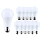 Satco 15 Watt LED A19 2700K CCT Medium Base Plastic 120 Volt, 12PK S14334 - alternate 1