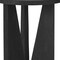 Homeroots 18" Black Solid Wood and Wood Tray Table 605382 - alternate 4