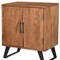 Homeroots 30" Brown Solid Wood Square Live Edge Nightstand 571534 - alternate 6