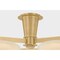 Corbett Lighting Cologne 3 Light Integrated LED Flush Mount in Vintage Brass 521-45-VB - alternate 4