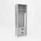 Pucel Athletic Gear Locker, 24 in W x 72 in H x 18 in D, 2 Drawers, 4 in Legs, Gray GL-2472-18-DR2-L - alternate 1
