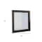Homeroots 39" Ebony Square Wood Framed Dresser Mirror 283033 - alternate 2