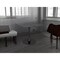 Homeroots 35" Black Wood and Steel Pedestal Base Square Dining Table 602234 - alternate 3