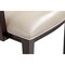 Leisuremod Madera High Back Leather Dining Chair, Aluminum Wood-Look Frame MCAWN-18PW - alternate 6