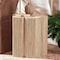 Bali & Pari Janeth Bohemian Woven Grasscloth End Table 255-14050-ZORO - alternate 2