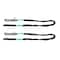 Mytee Products 1/2 inx4 ft GREEN Eye & Eye Synthetic Super Sling Vertical 6120/ Choker 5200/ Basket 12,240 lbs, 2PK SSL-12-4x2 - alternate 1