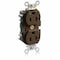 Leviton Straight Blade Receptacle, 5-20R, 20 A, 125V AC, Flush Mount, Self-Grounded M8300-H - alternate 1