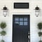 Jonathan Y Westfield 10.5" 1-Light Iron/Seeded Glass Rustic Industrial Cage LED Outdoor Sconce, Oil Rubbed Bronz JYL7604A - alternate 4