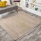 Jonathan Y Haze Solid Low-Pile Beige 9 ft Square Area Rug SEU100G-9SQ - alternate 1