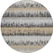 Homeroots 8' Gray Brown And Beige Round Striped Washable Indoor Outdoor Area Rug 598354 - alternate 2