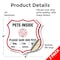 Signmission Pets Inside Shield Sign Alert Please Sav, 4 inch X 4 inch, Vinyl Decal, 2PK SHI-D-2PACK-4-429 - alternate 3