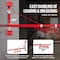 Vevor Electric Hoist Support Arm Swinging Holder Scaffold Pole 1320 lbs Max Load DHZJ-300 - alternate 4