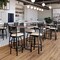 Flash Furniture HERCULES Black Ladder Back Swivel Metal Barstool - Tan Vinyl Seat XU-6F8B-LADSWVL-TNV-GG - alternate 7