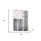 Homeroots 50" X 70" Gray and White Faux Fur Striped Plush Throw Blanket 354556 - alternate 3