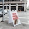 Signmission Bacon Wrapped Hot Dog, A-Frame & 2 Decals Installed, Heavy-Duty Plastic Frame SBHD-D-2436-Bacon Wrapped Hot Dog - alternate 3