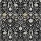 Homeroots 8' X 10' Black Ivory And Gray Oriental Washable Indoor Outdoor Area Rug 598025 - alternate 5