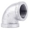 B & K STZ Industries 2 in. FIP each X 2 in. D FIP Galvanized Malleable Iron 90 Degree Elbow 311UE90-2 - alternate 3
