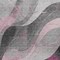 Homeroots 8' X 10' Pink Gray And Silver Abstract Washable Indoor Outdoor Area Rug 616763 - alternate 4