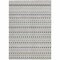 Homeroots 8' X 10' Silver And Gray Striped Washable Indoor Outdoor Area Rug 610567 - alternate 2