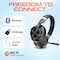 Delton Wireless Active Noise Cancelling Bluetooth Stereo Computer Headphone/Headset, Black M320 - alternate 3