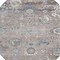 Homeroots 8' Taupe And Brown Round Floral Washable Indoor Outdoor Area Rug 609524 - alternate 5