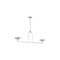 Troy Lighting Pacific 7.75in wide 2 Light Integrated LED Linear in Warm Silver Leaf F2108-WSL - alternate 1