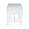 Homeroots 16" White Aluminum Outdoor Side Table 606435 - alternate 3