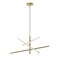 Afx Knoll - LED Pendant - 36in - Light Antique Brass KNOP36LAJUDLB - alternate 1