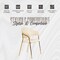 Leisuremod Bella Collection Modern Dining Chair in Off White, 2PK BC21OW2 - alternate 5