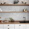 Apollo Tile White 12.1 in x 12.1 in Shell Polished Floor and Wall Mosaic Tile 20.33 sqft/case, 20PK APLJWS8803A - alternate 5