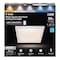 Feit Electric Feit EDGELIT 1.1 in. H X 5 in. W X 5 in. L Frost White LED Flat Panel Light Fixture 74204/6WYCA - alternate 1