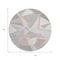 Homeroots 8' Blush Ivory And Gray Round Geometric Washable Indoor Outdoor Area Rug 616690 - alternate 5