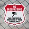 Signmission No Trespassing Shield Sign This Property, 6 Inch X 6 Inch, Plastic Sign SHI-P-6-424 - alternate 3