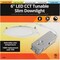 Unbranded 6'' New Construction IC Rated White CCT Tunable Slim LED Downlight 1100 Lm. D916-CCT-90 - alternate 1