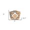 Homeroots 7" X 7" Shades Of Taupe Mosaic Peel And Stick Removable Tiles 390921 - alternate 2