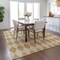 Homeroots 10' X 14' Gold And Light Brown Geometric Washable Indoor Outdoor Area Rug 577042 - alternate 2