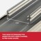 M-D Building Products Building Products 1.75'' W. x 0.5'' H. x 36'' L. Vinyl Beige Door Bottom 43820 - alternate 6