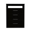 Homeroots Two Piece Black Bedroom Set 530253 - alternate 1