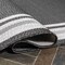 Jonathan Y James Modern Border Stripe Black/Cream 3 ft. x 5 ft. Indoor/Outdoor Area Rug SMB201C-3 - alternate 2