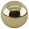 Brixwell Traditional Round Kitchen Cabinet Knob 1-1/4 in Dia Polished Brass BXB374603 - alternate 3