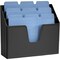 Acrimet Horizontal Triple File Folder Holder Organizer (Black Color) 860.4 - alternate 3