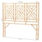 Bali & Pari Karavo Bohemian Natural Rattan Queen Size Standalone Headboard 249-13856-ZORO - alternate 2