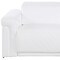 Homeroots 73in White and Black Italian Leather Power Reclining Loveseat 720489 - alternate 5