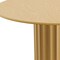 Homeroots 60" Brown Solid Wood Pedestal Base Round Top Dining Table 721005 - alternate 2