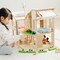 Plantoys Green Wooden Dollhouse With Furniture 7156 - alternate 3